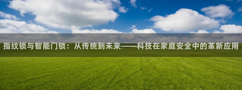世界杯金年会app下载：指纹锁与智能门锁：从传统到未来——科