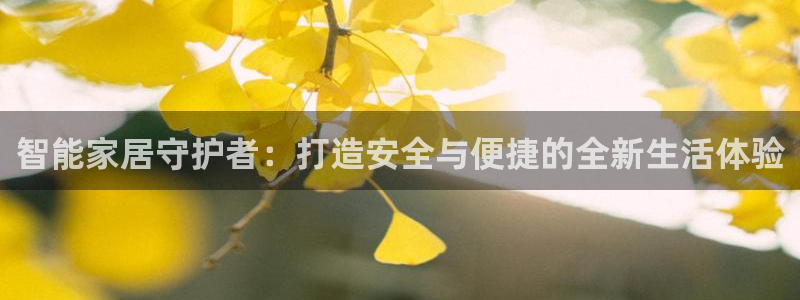 金年会赞助商：智能家居守护者：打造安全与便捷的全新生活体验