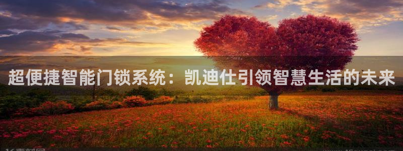 金年会官网app：超便捷智能门锁系统：凯迪仕引领智慧生活的未