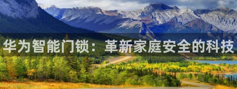 金年会推荐：华为智能门锁：革新家庭安全的科技
