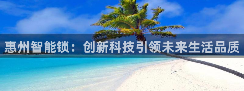 金 金年会：惠州智能锁：创新科技引领未来生活品质