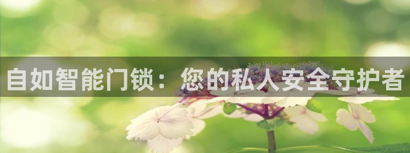 金年会网页版登陆：自如智能门锁：您的私人安全守护者