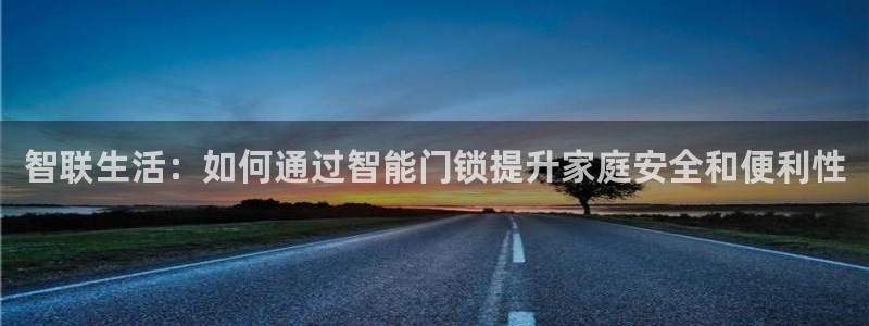 金年会com：智联生活：如何通过智能门锁提升家庭安全和便利性