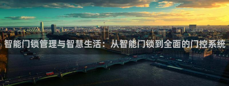 金年会国际：智能门锁管理与智慧生活：从智能门锁到全面的门控系