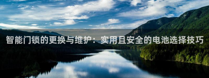 金年会体育app官网：智能门锁的更换与维护：实用且安全的电池