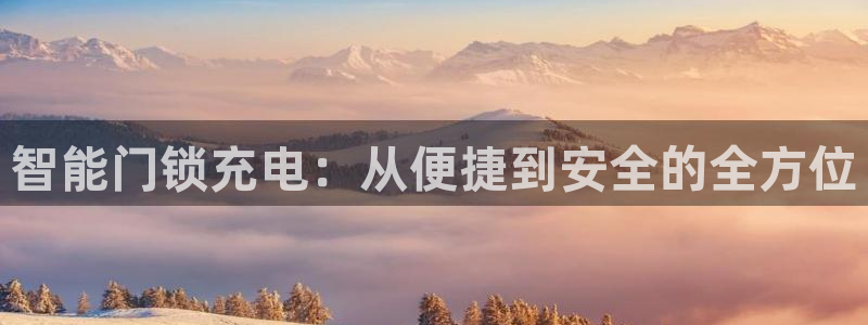 金年会18 28：智能门锁充电：从便捷到安全的全方位