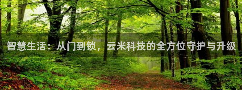 金年会6088070：智慧生活：从门到锁，云米科技的全方位守