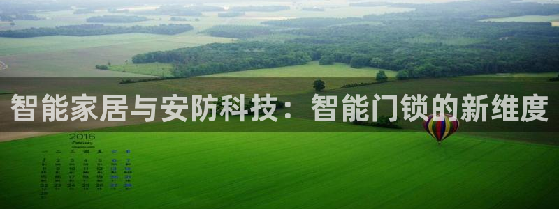 金年会娱乐：智能家居与安防科技：智能门锁的新维度