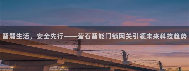 金年会体育app：智慧生活，安全先行——萤石智能门锁网关引领